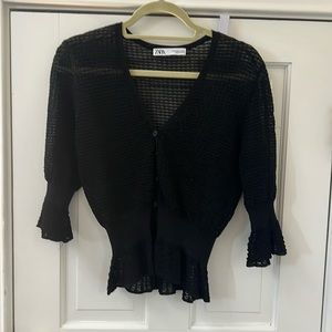Zara Shimmer Top